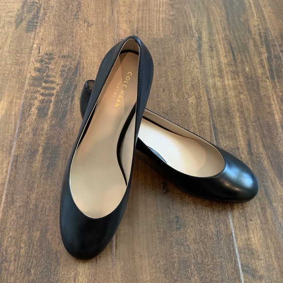 cole haan lesli block heel pump
